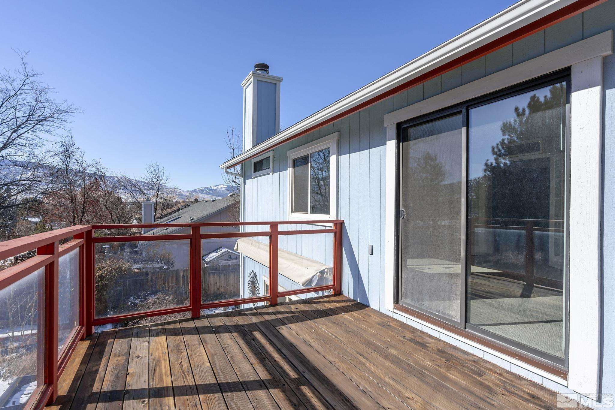 5380 Simons Drive Reno, NV 89523 - Photo 35 of 39 a view of backyard from the balcony