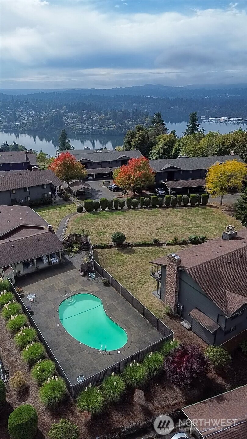 3560 Narrows View Lane Northeast, Unit 5201 Bremerton, WA 98310 - Photo 15 of 28 an aerial view of a house with a yard