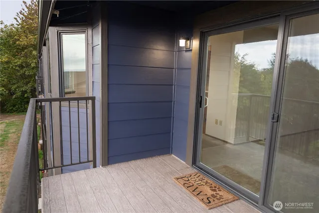 a view of front door