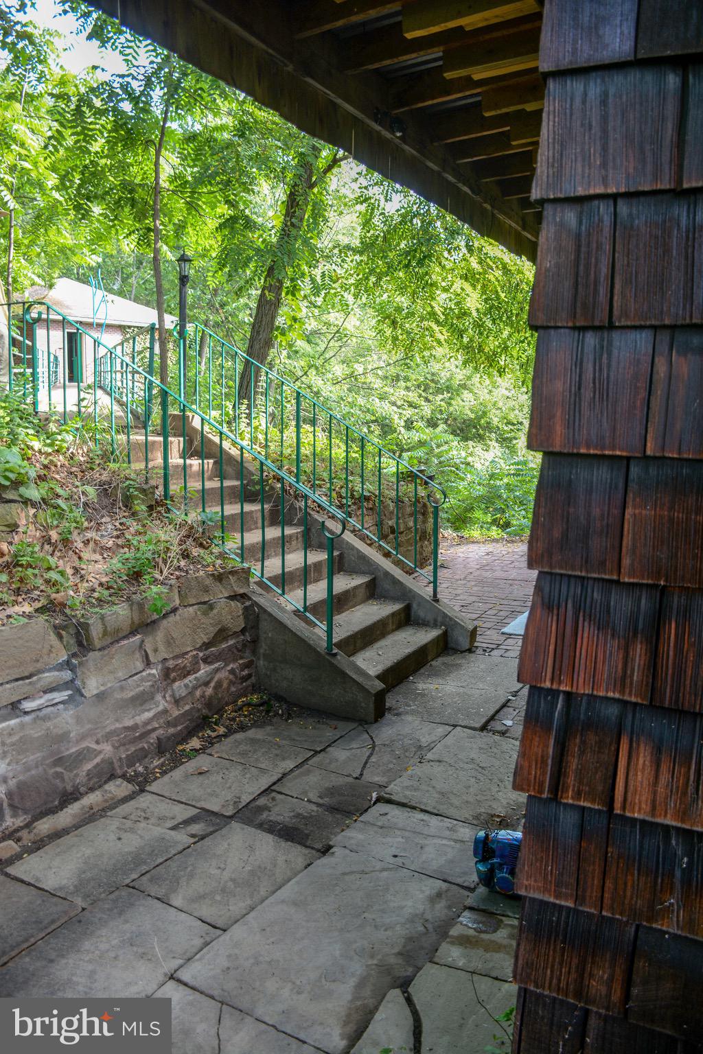 831 Windsor Road Cumberland, MD 21502 - Photo 55 of 78 Rear...steps from bridge to house