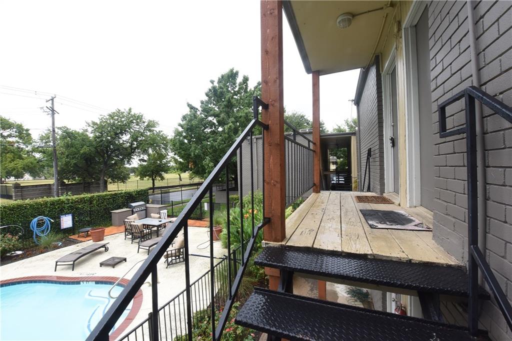 a view of balcony and deck
