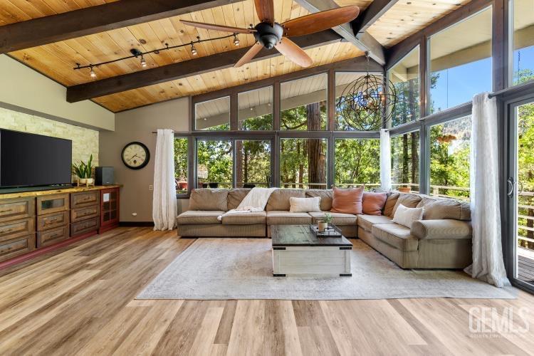 Undisclosed Address Wofford Heights, CA 93285 - Photo 13 of 35 a living room with furniture and a flat screen tv