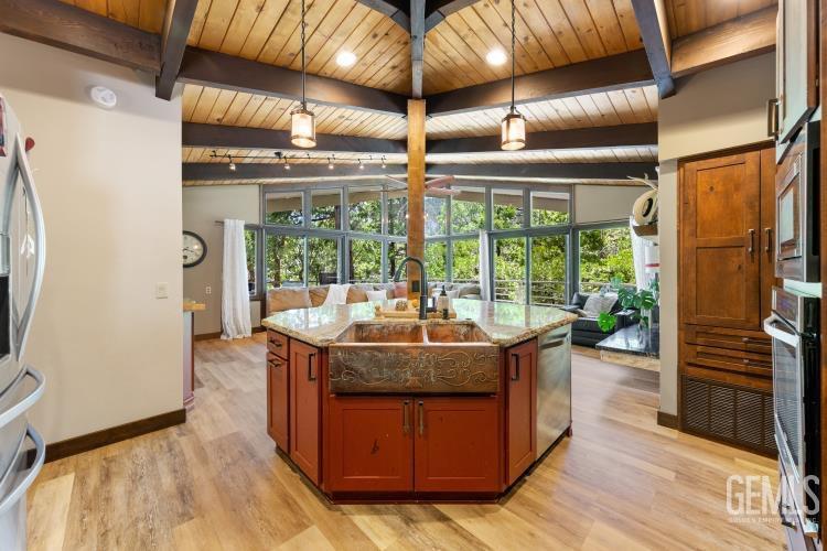 Undisclosed Address Wofford Heights, CA 93285 - Photo 23 of 35 a dining room with large window