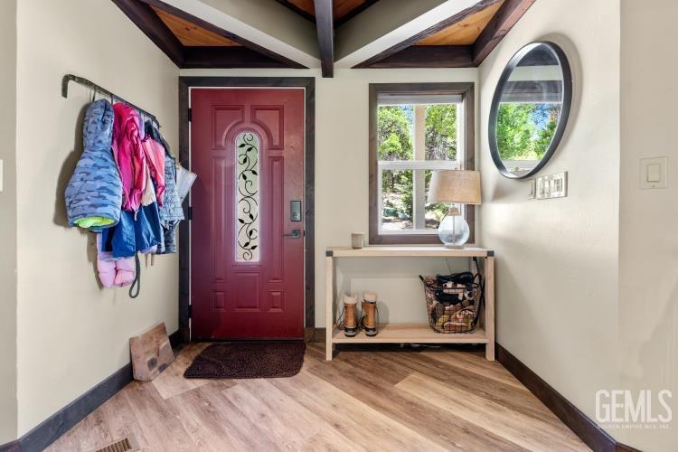 Undisclosed Address Wofford Heights, CA 93285 - Photo 7 of 35 a front view of a house with garden