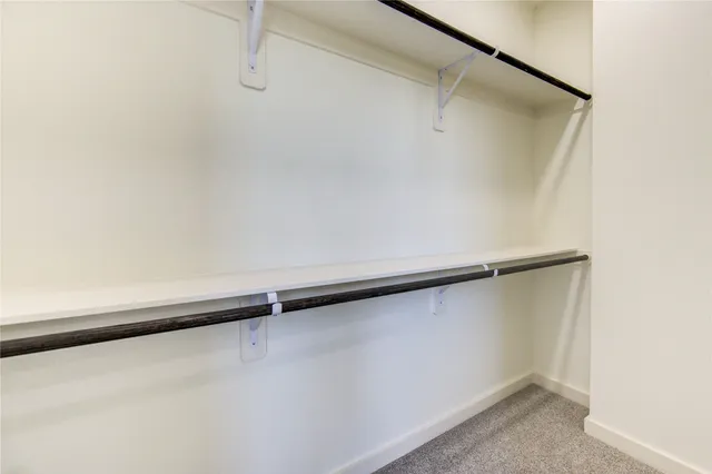 a close view of closet