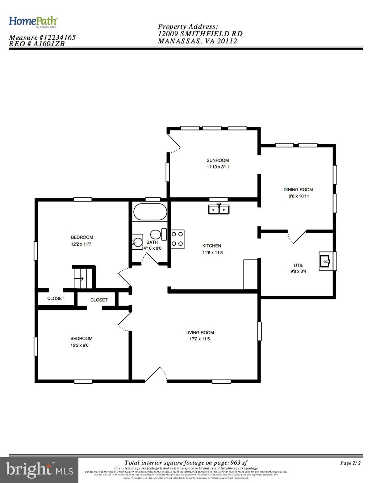 12009 Smithfield Road Manassas, VA 20112 - Photo 24 of 25 Floor Plan
