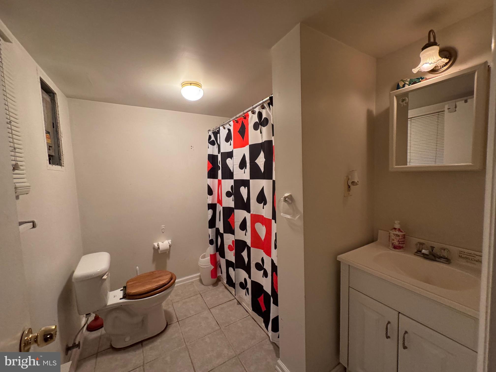 320 Harding Avenue Baltimore, MD 21220 - Photo 19 of 23 a bathroom with a sink mirror vanity and toilet