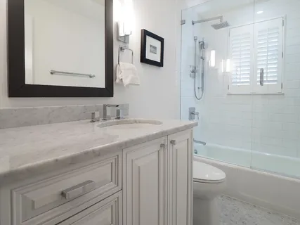 a utility room with cabinets