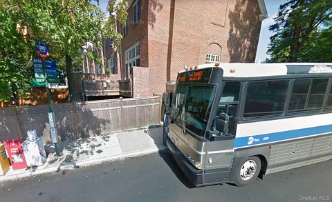 a car parked in front of a building