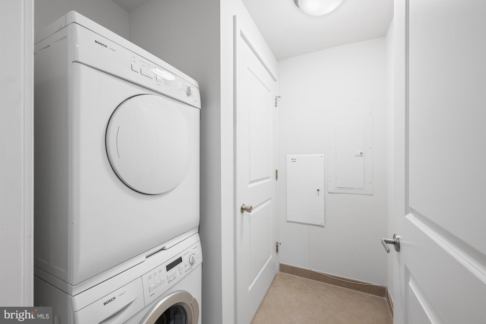4301 Military Road Northwest, Unit 413 Washington, DC 20015 - Photo 16 of 24 Laundry room, plus large coat/utility closet