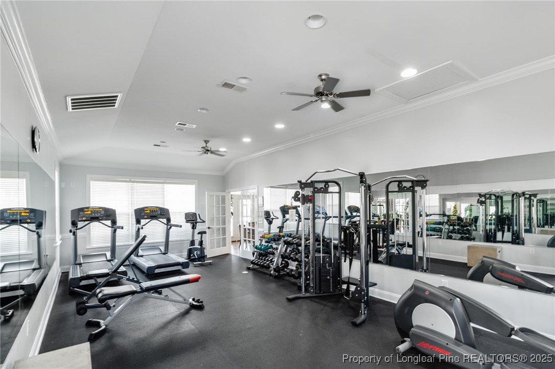 124 Gallery Drive, Unit 302 Spring Lake, NC 28390 - Photo 33 of 33 a view of a room with gym equipment