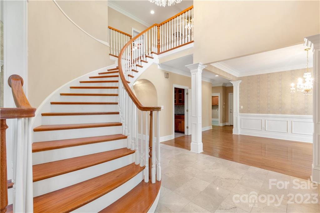 1504 Greyfox Estates Road Lancaster, SC 29720 - Photo 6 of 45 a view of entryway and hall with wooden floor