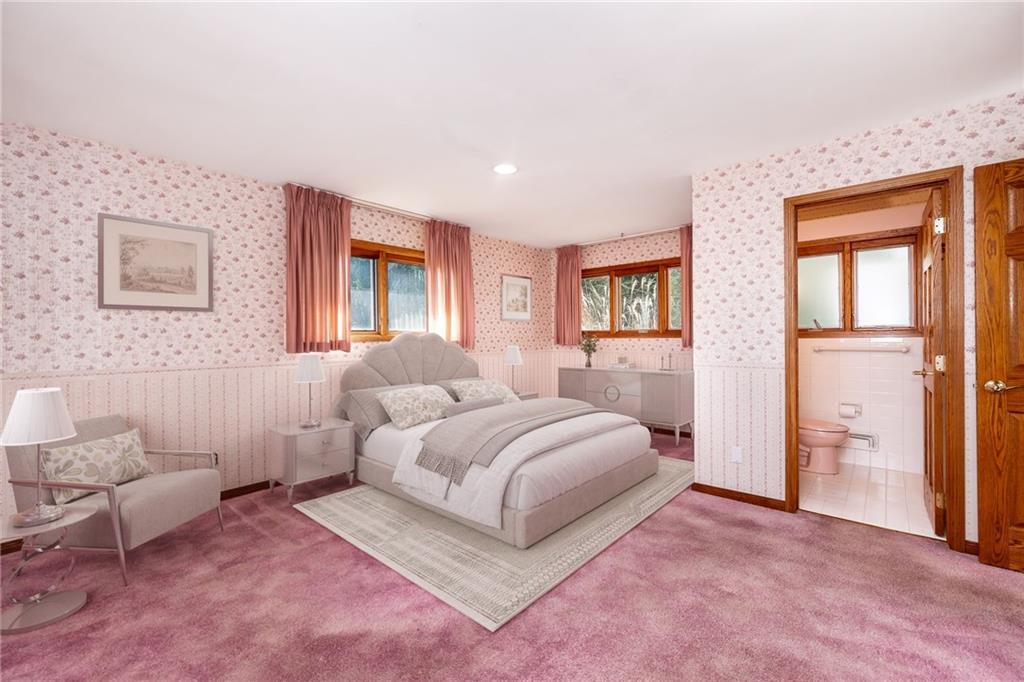 200 Church Avenue Indiana, PA 15701 - Photo 15 of 37 a spacious bedroom with a bed and a couch