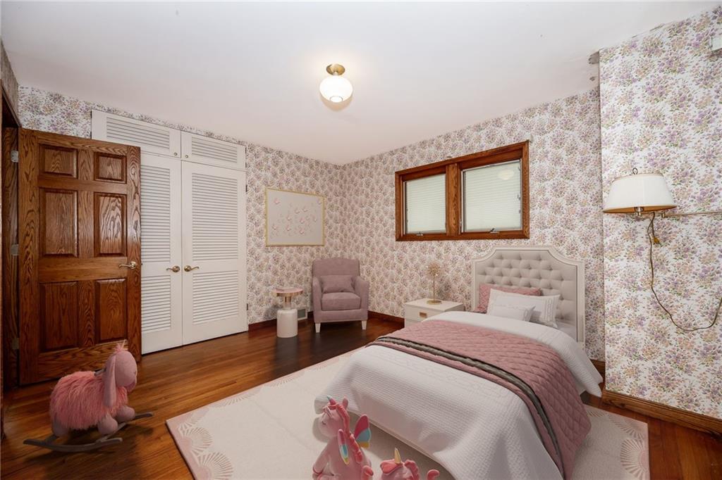 200 Church Avenue Indiana, PA 15701 - Photo 18 of 37 a bedroom with a bed and wooden floor