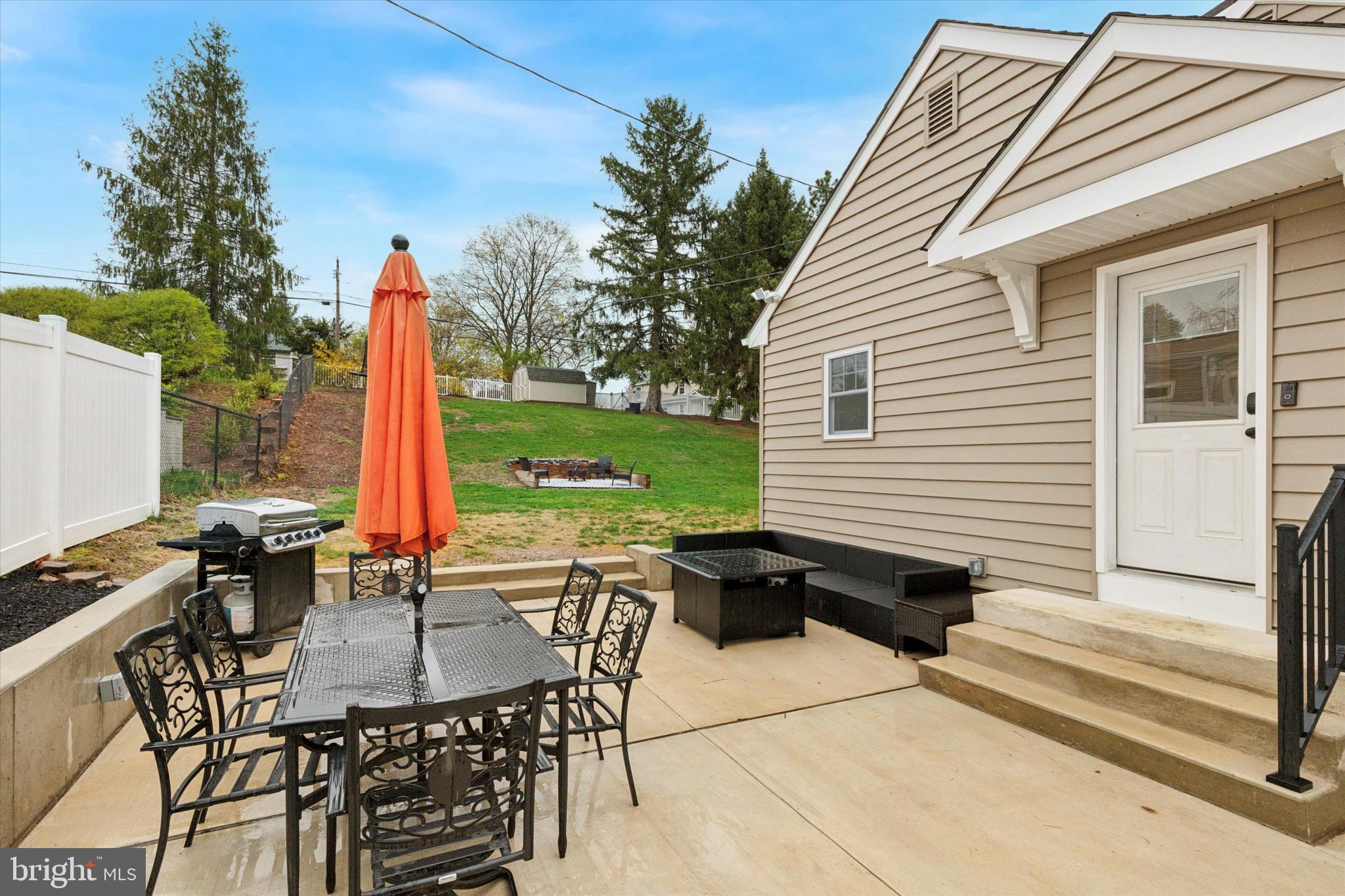3 Buttonwood Avenue Malvern, PA 19355 - Photo 22 of 25 a view of a patio with a table chairs and a table