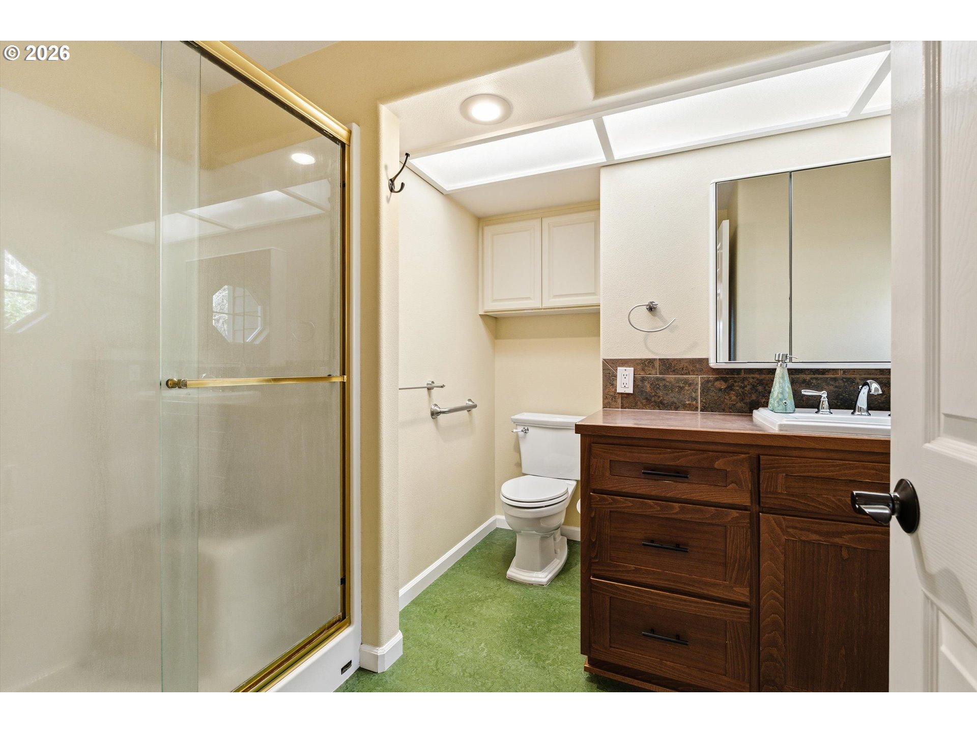 30303 Bellfountain Road Corvallis, OR 97333 - Photo 20 of 47 a bathroom with a sink a toilet and shower