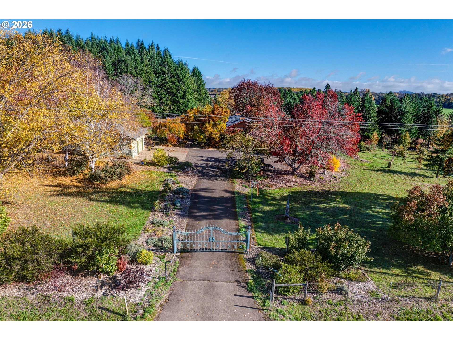 30303 Bellfountain Road Corvallis, OR 97333 - Photo 2 of 47 a view of a pathway with a yard