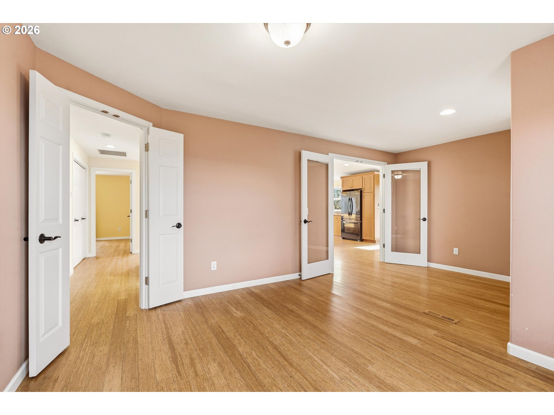30303 Bellfountain Road Corvallis, OR 97333 - Photo 28 of 47 a view of an empty room and wooden floor