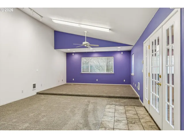 a view of an front door