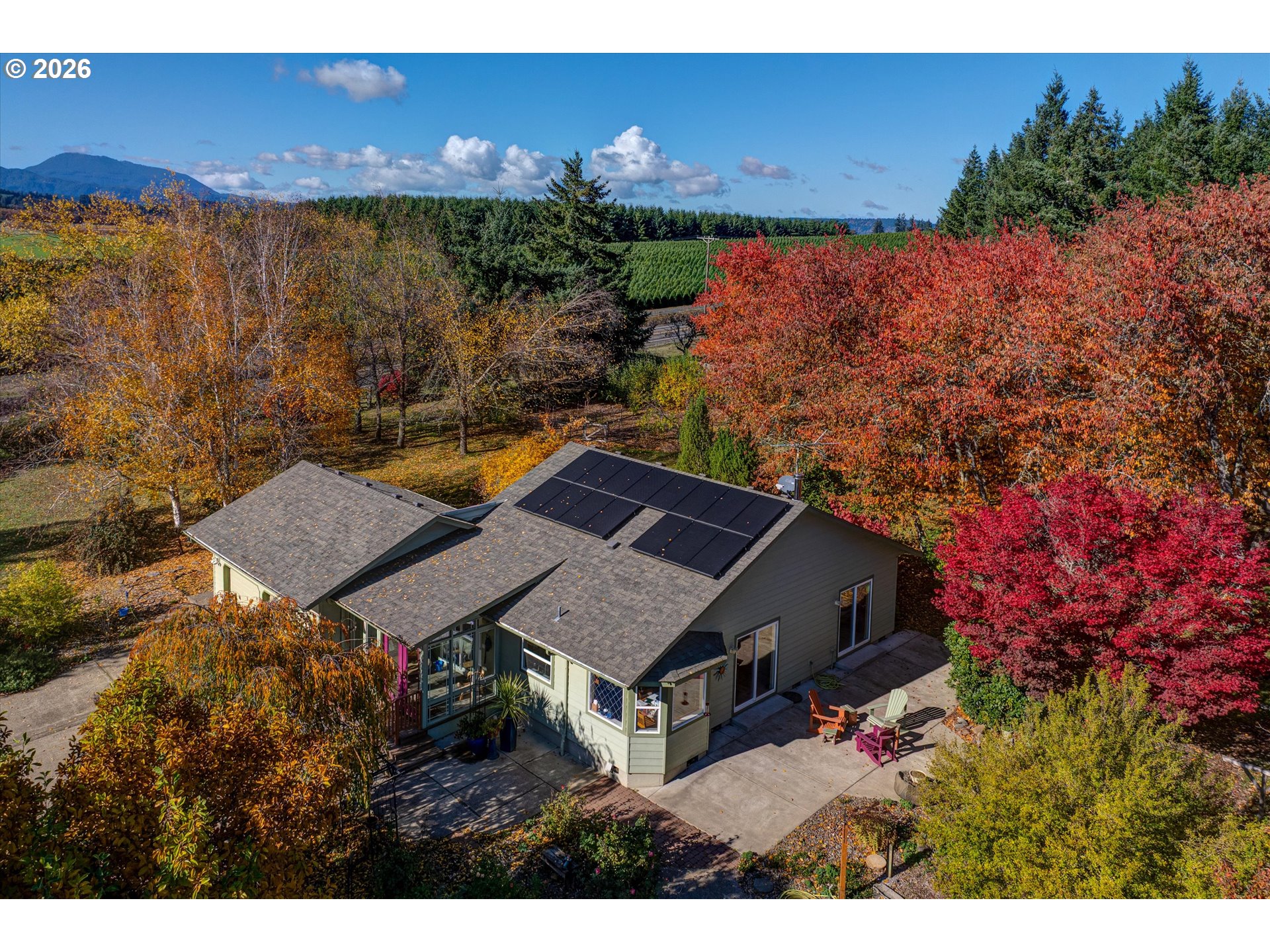 30303 Bellfountain Road Corvallis, OR 97333 - Photo 4 of 47 a aerial view of a house with a yard