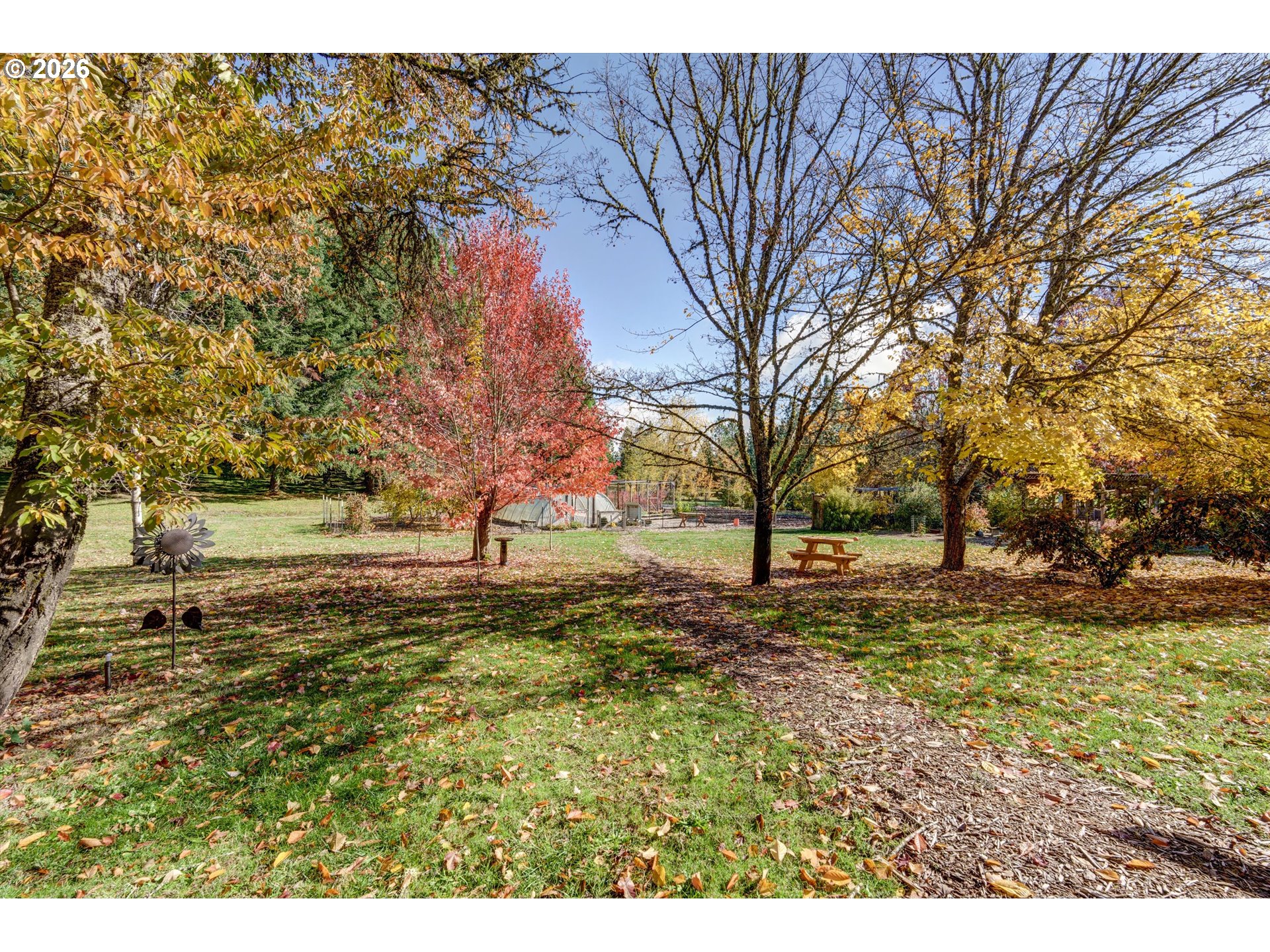 30303 Bellfountain Road Corvallis, OR 97333 - Photo 43 of 47 a backyard of a house with lots of green space