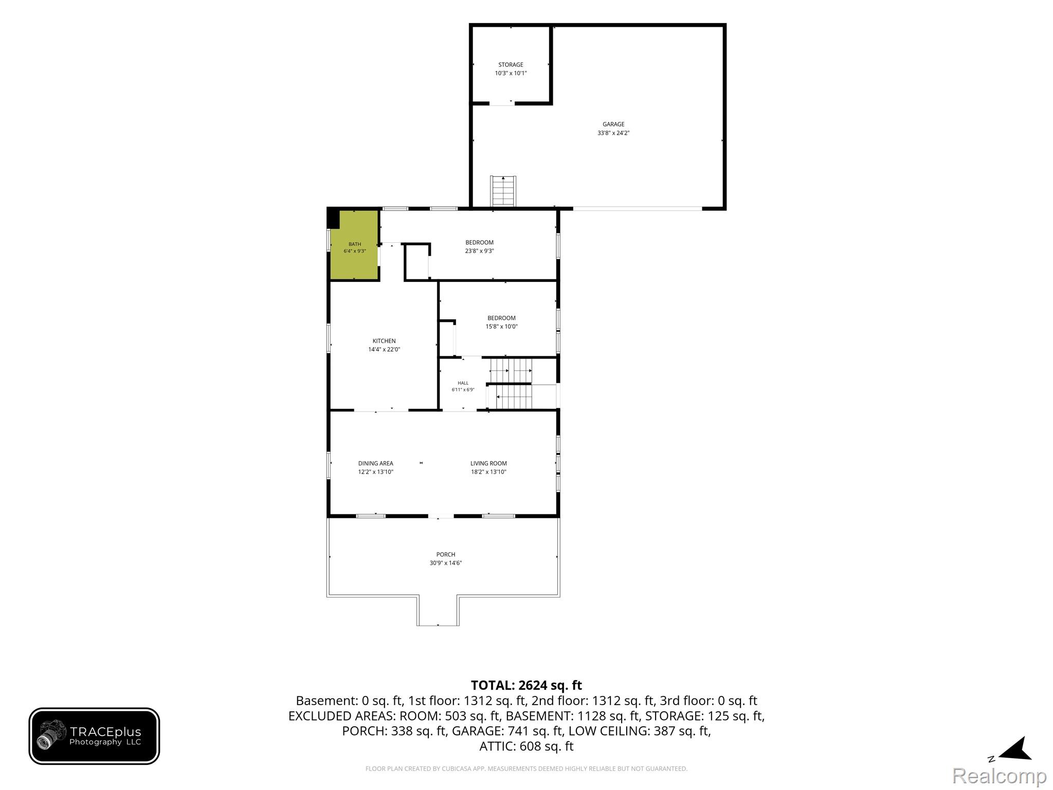 20543 Gudith Road Trenton, MI 48183 - Photo 63 of 71 2nd_floor_20543_gudith_road_brownstown_township_with_dim.jpg