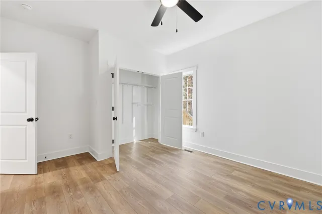 wooden floor in an empty room