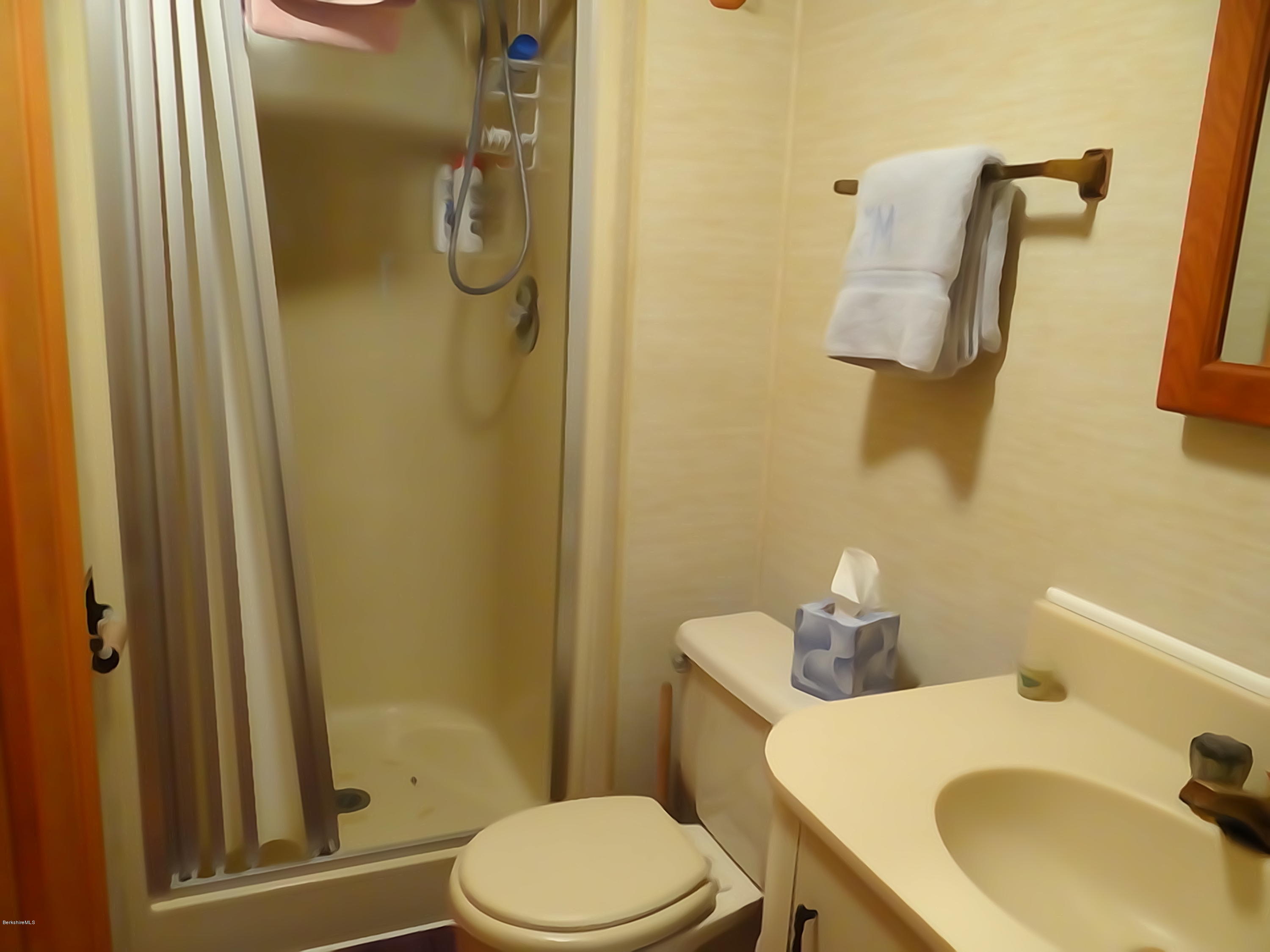 2 Woods Road Stockbridge, MA 01262 - Photo 8 of 10 a bathroom with a sink toilet and shower