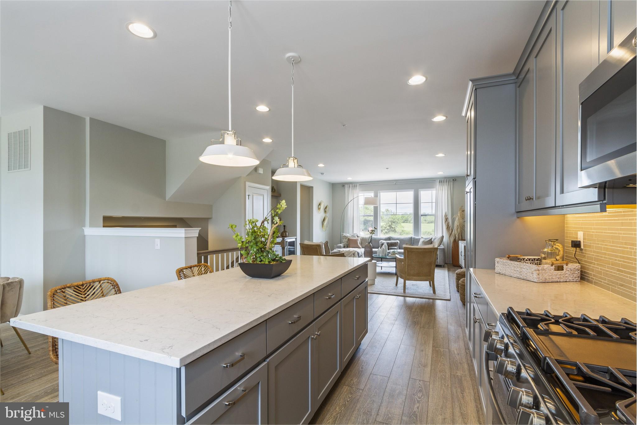 2 Jameson Way, Unit BASE Chalfont, PA 18914 - Photo 13 of 34 Kitchen with Center Island