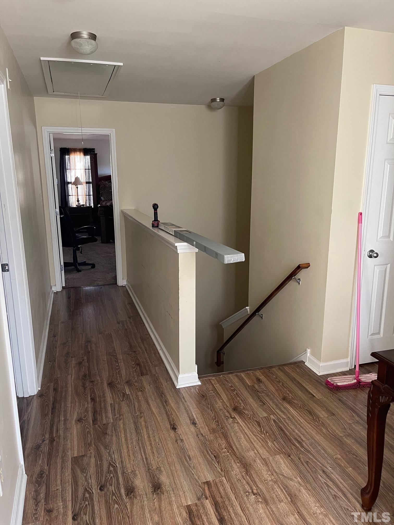 3516 Rendition Street Raleigh, NC 27610 - Photo 16 of 24 a view of entryway with wooden floor