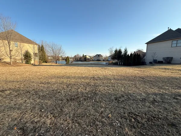 a view of an outdoor space and a yard