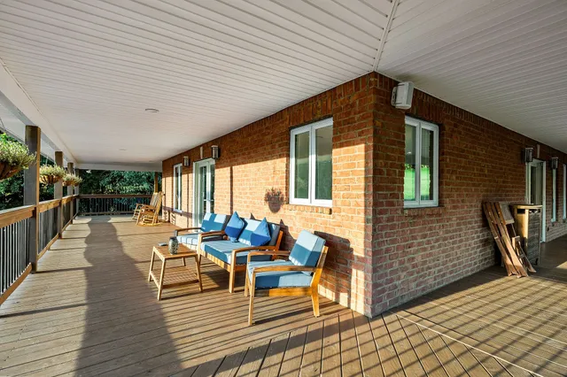 a view of outdoor seating