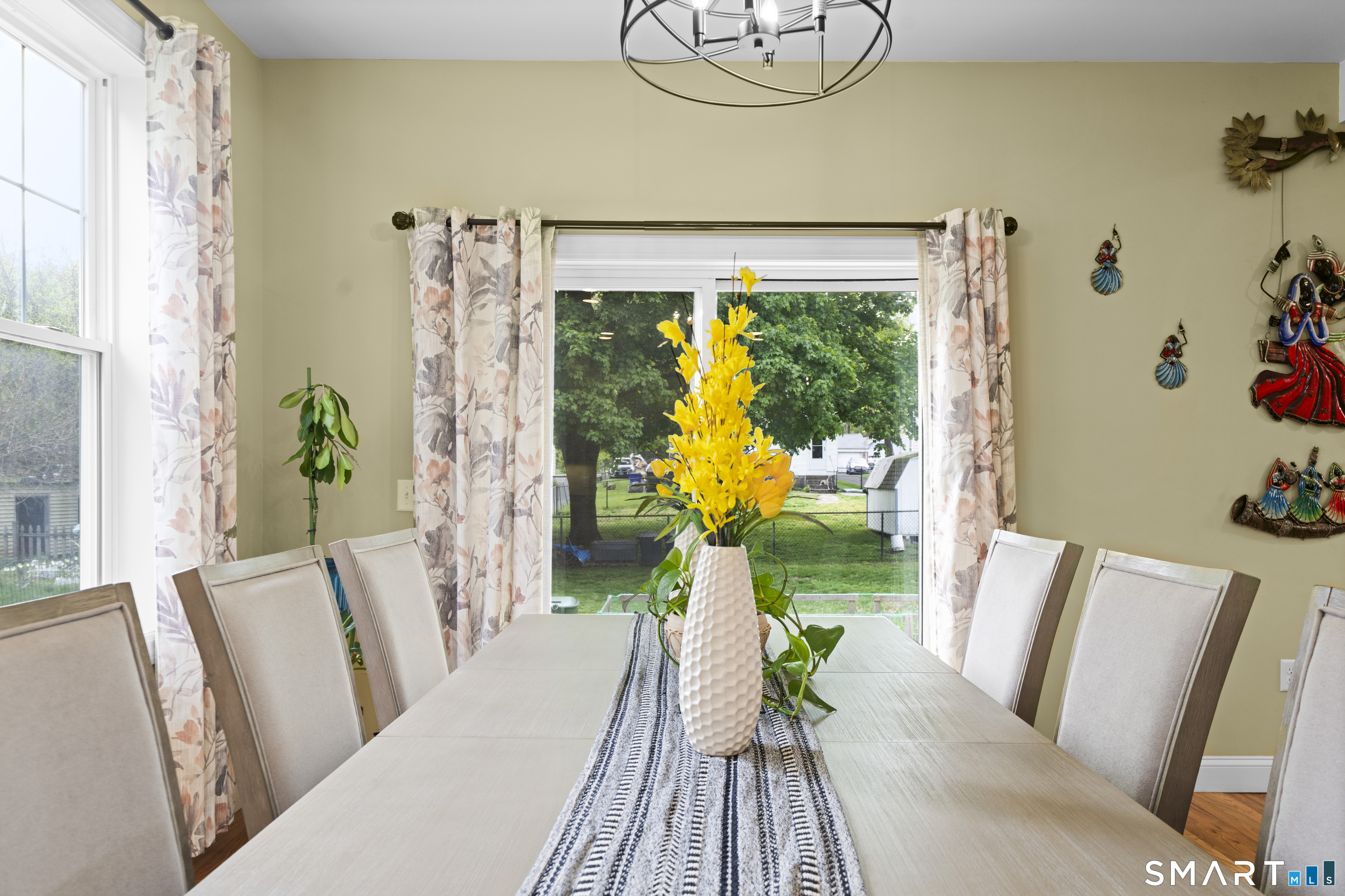 15 3rd Street Windsor Locks, CT 06096 - Photo 6 of 30 Dining area and sliding door leading to backyard