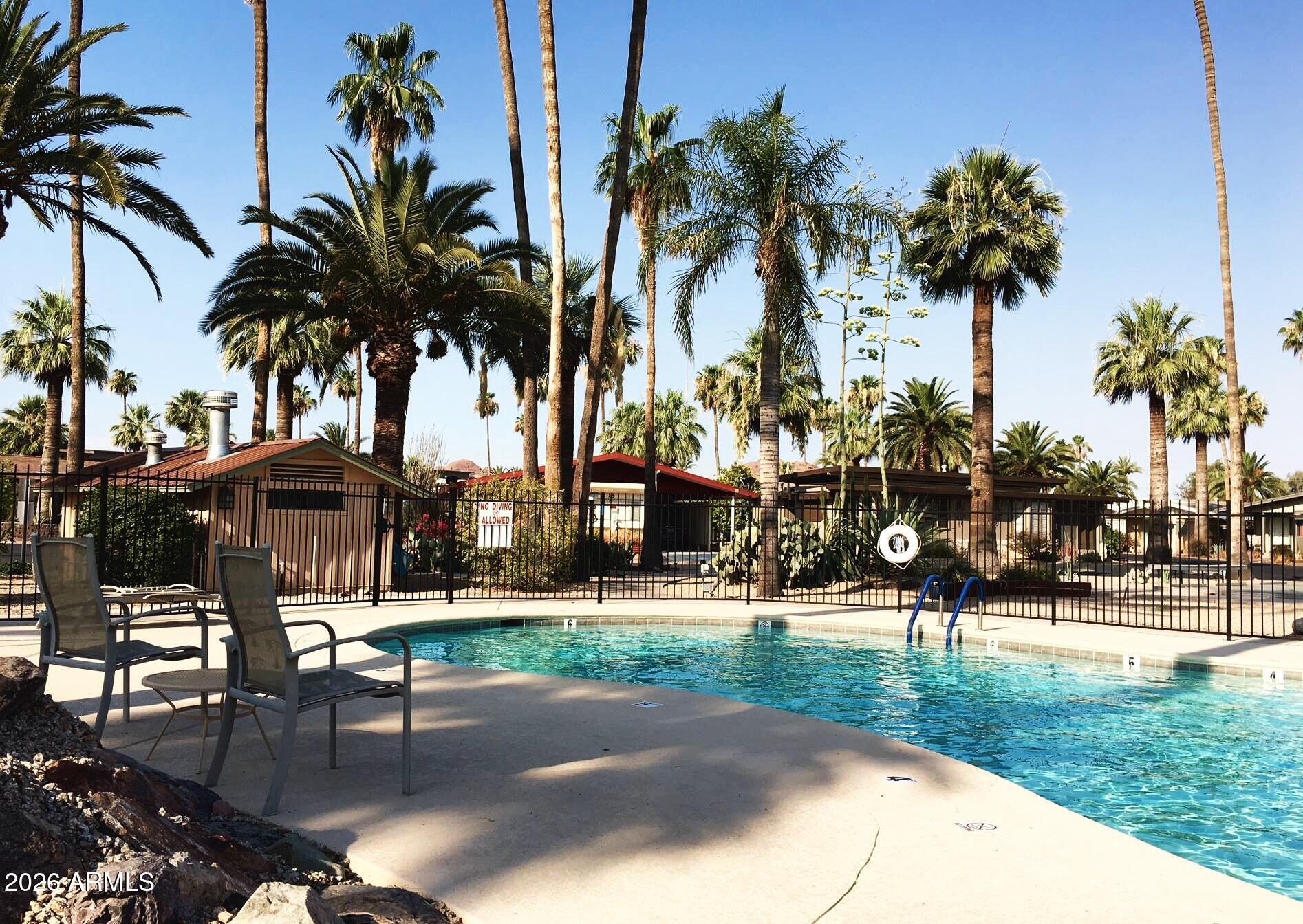 6700 East Thomas Road, Unit 25 Scottsdale, AZ 85251 - Photo 23 of 29 a view of outdoor space with palm trees