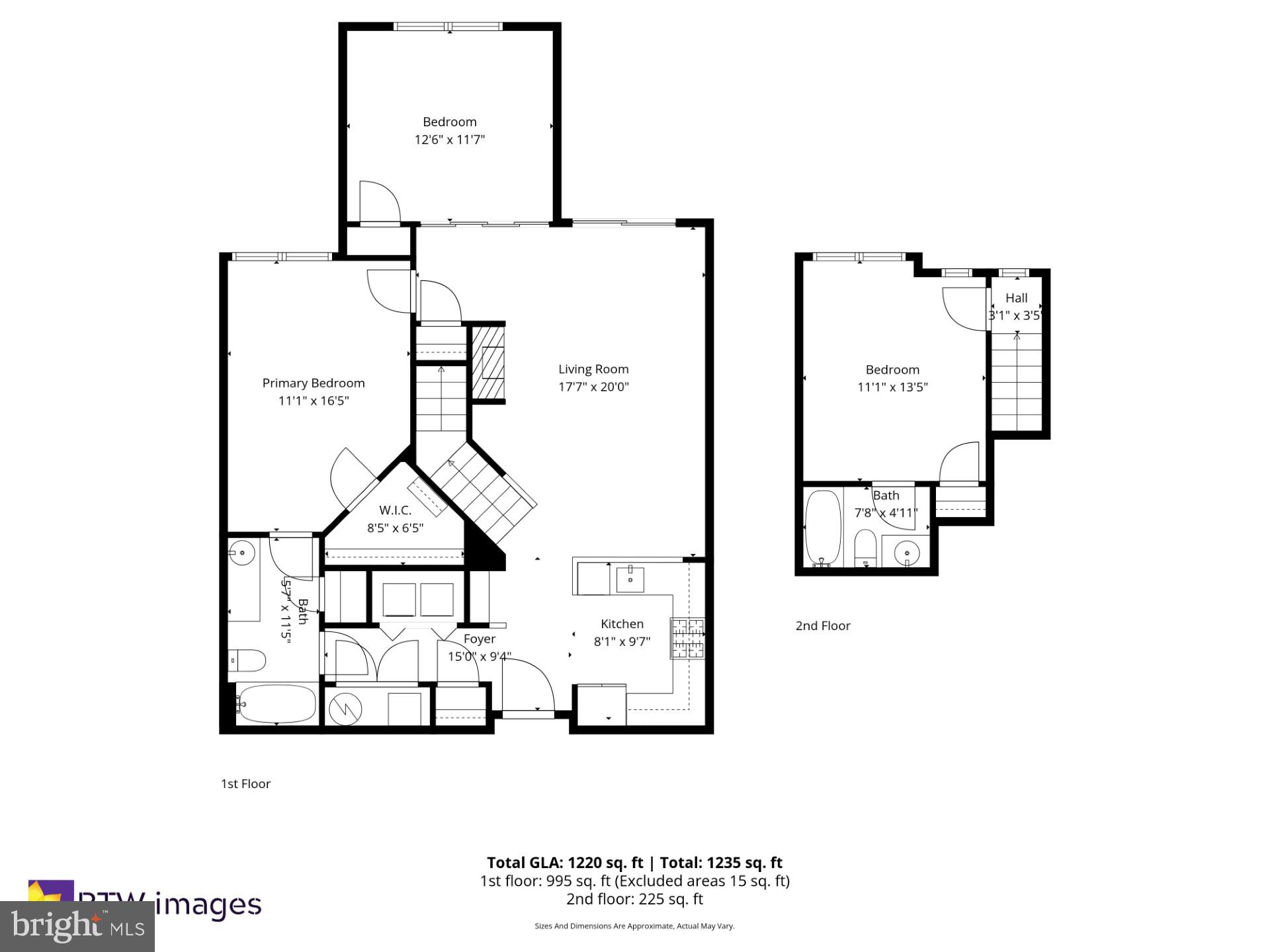 12001 Market Street, Unit 434 Reston, VA 20190 - Photo 34 of 43 a picture of a floor plan