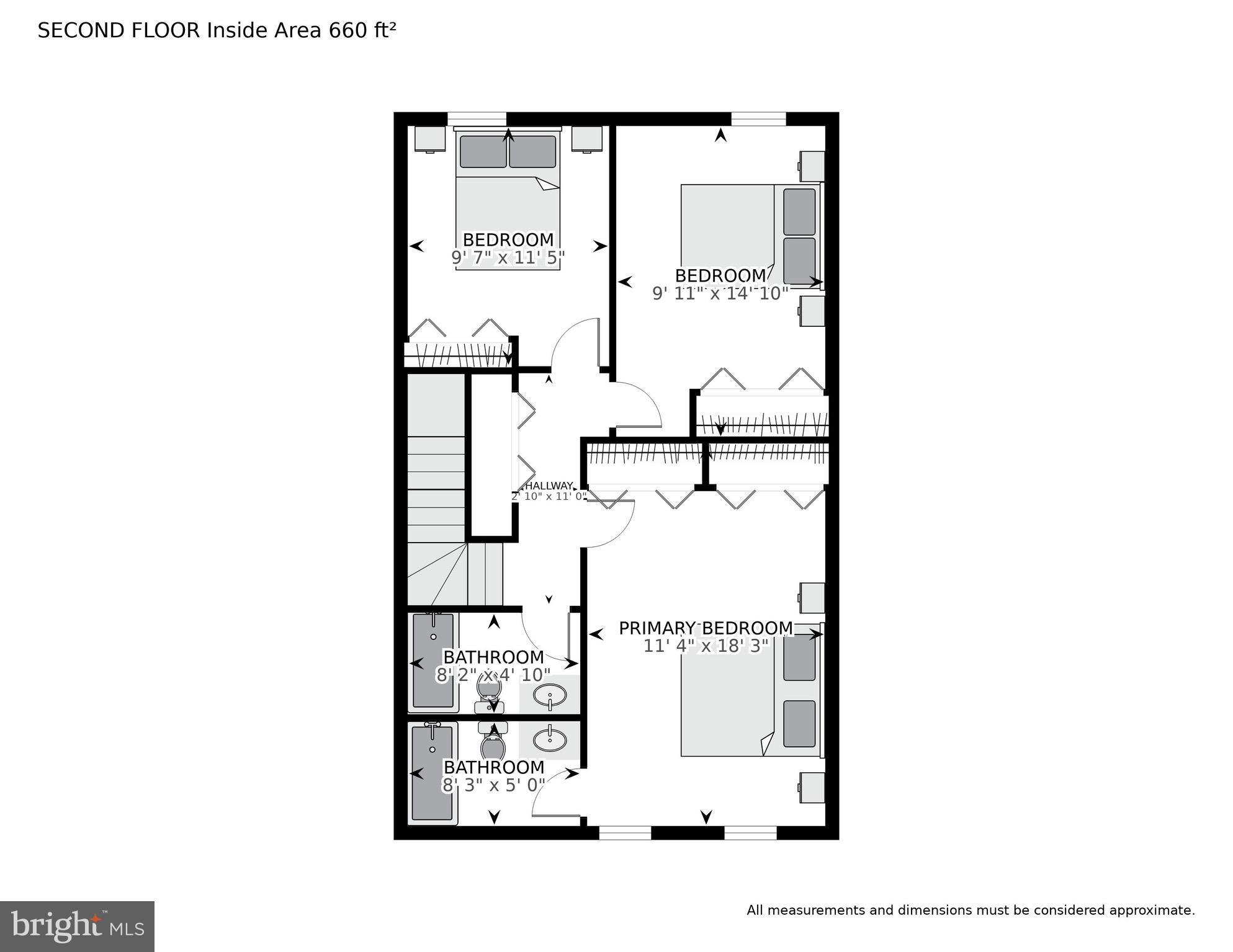 14506 MacBeth Drive, Unit 14506 Silver Spring, MD 20906 - Photo 27 of 28 Floor Plan Upper Level