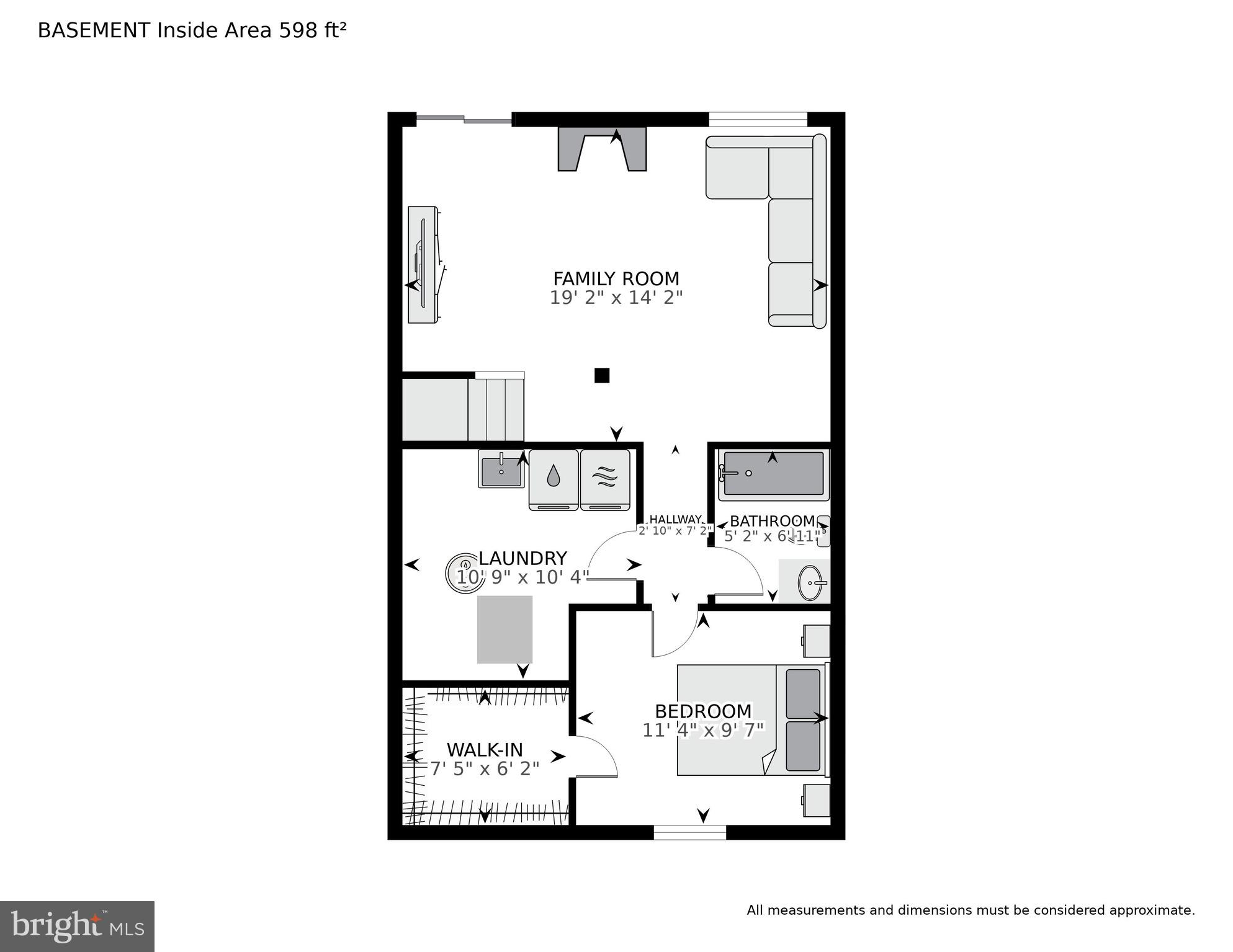14506 MacBeth Drive, Unit 14506 Silver Spring, MD 20906 - Photo 28 of 28 Floor Plan Basement Level