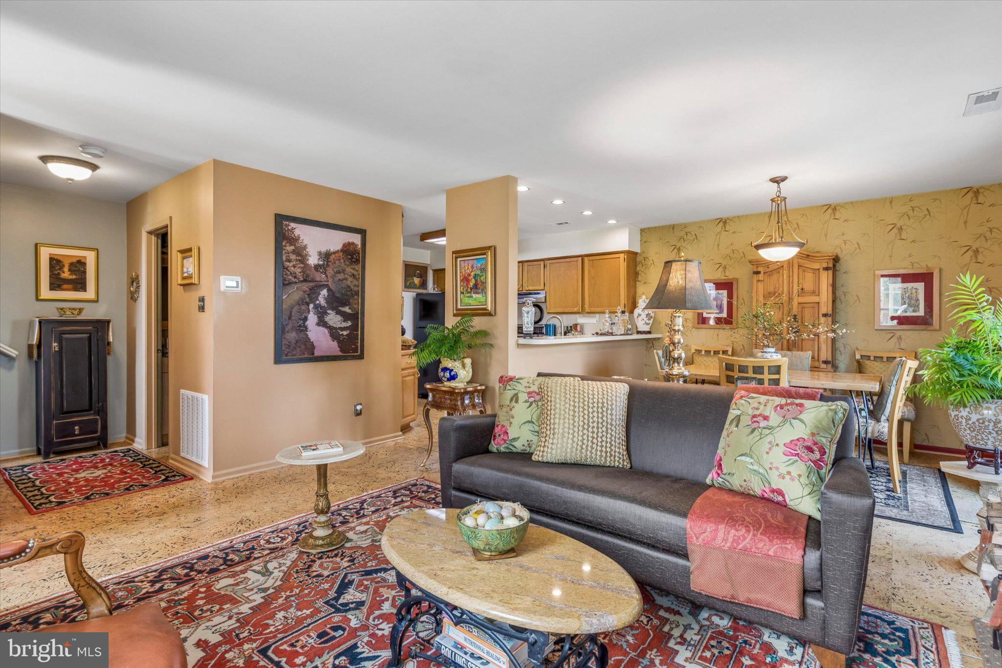 107 Carousel Circle Doylestown, PA 18901 - Photo 8 of 31 a living room with furniture and a dining table