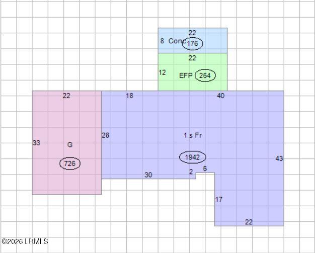 103 Stuart Town Road Beaufort, SC 29902 - Photo 38 of 38 41 - Original Floor Plan
