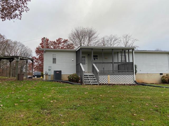 2060 Morgans Mill Road Goodview, VA 24095 - Photo 14 of 15 Covered deck off kitchen