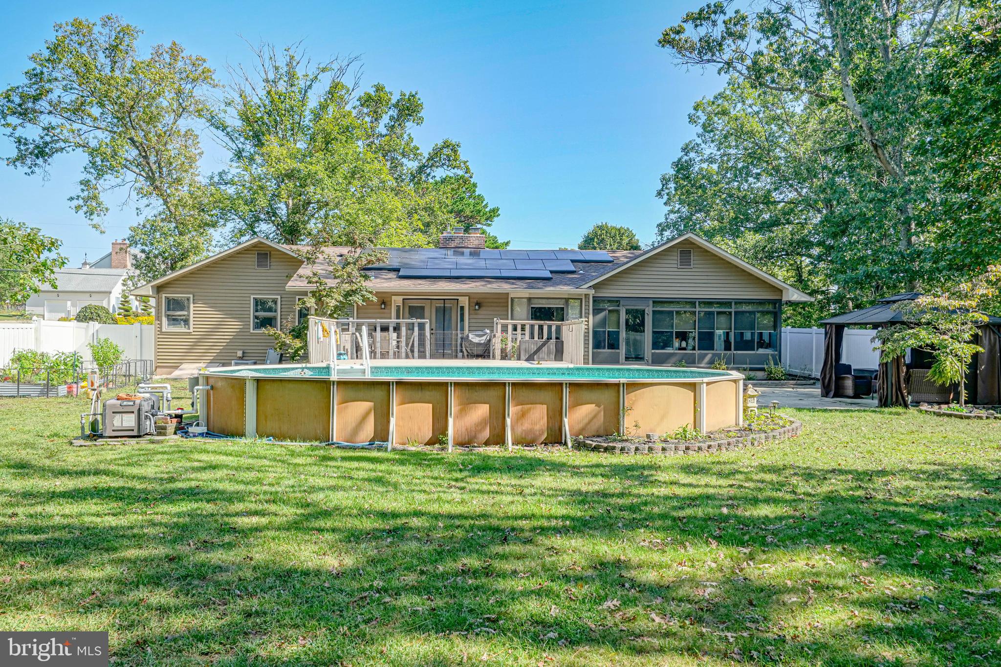 750 Moss Mill Road Hammonton, NJ 08037 - Photo 43 of 57 a house with swimming pool in front of it