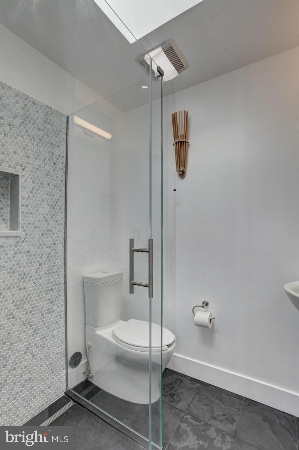 3946 Rickover Road Silver Spring, MD 20902 - Photo 17 of 30 a bathroom with a toilet and a shower