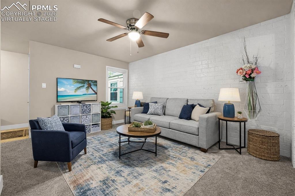 1679 Deer Creek Road Monument, CO 80132 - Photo 3 of 21 Virtually Staged - living room
