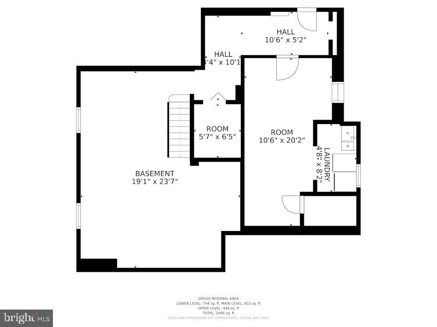 819 Warwick Road Baltimore, MD 21229 - Photo 22 of 23 Floor Plan