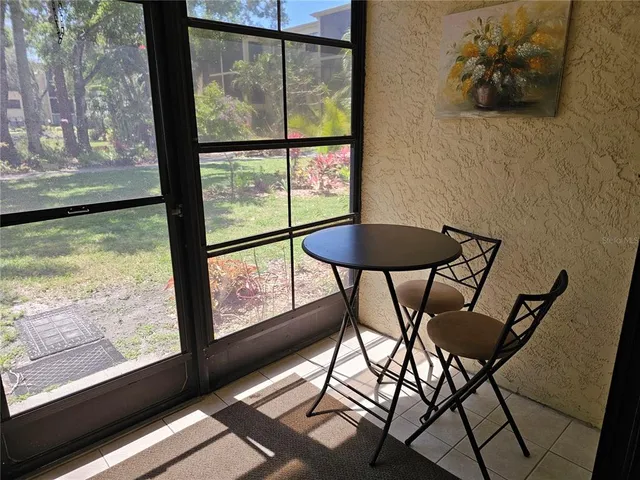 a view of front door