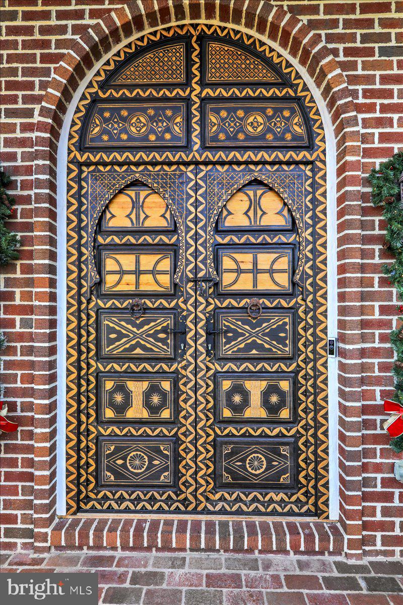 Stunning Moroccan front door.