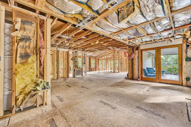 a view of front door