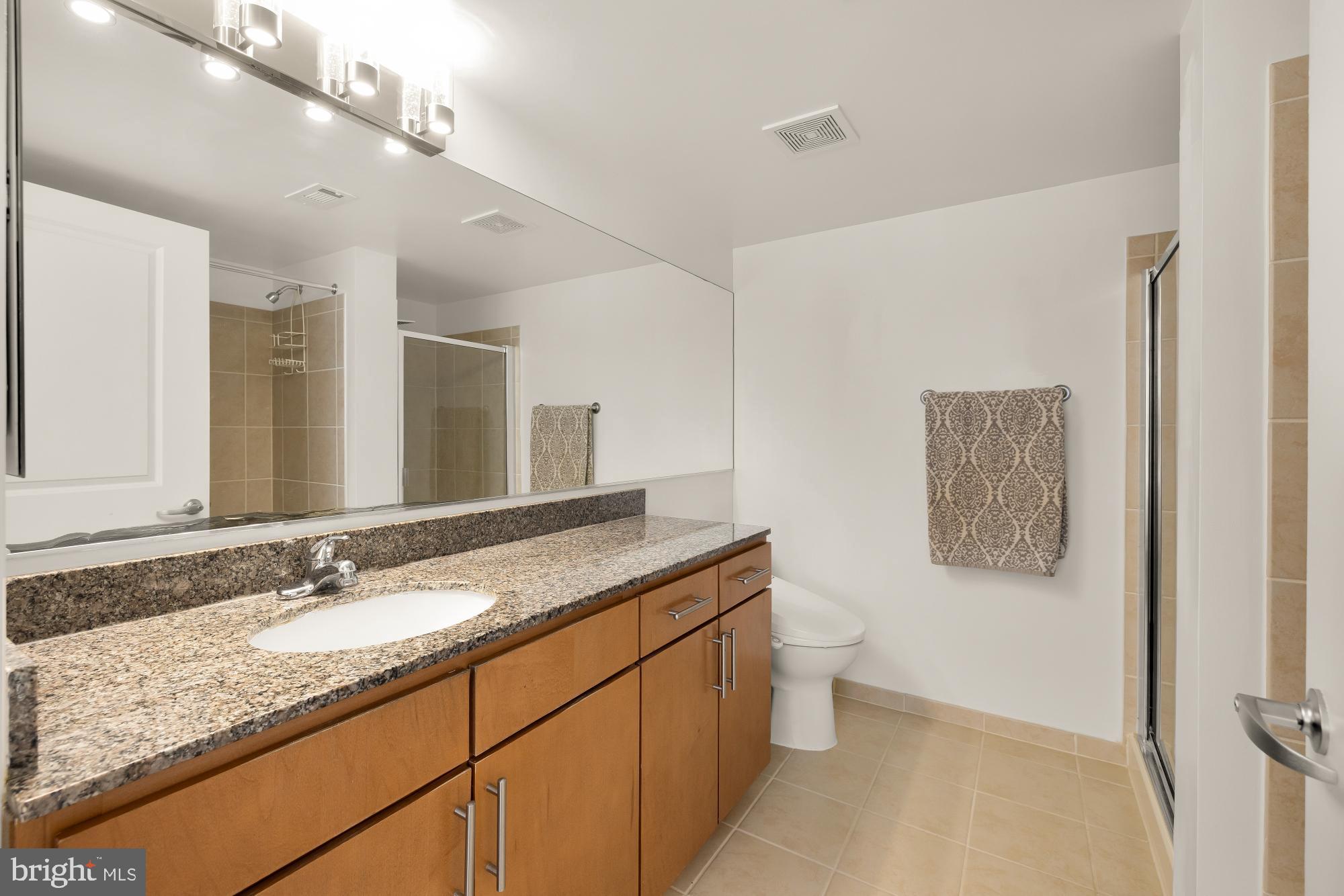 915 E Street Northwest, Unit 815 Washington, DC 20004 - Photo 17 of 26 Primary bathroom with tub & sep. shower