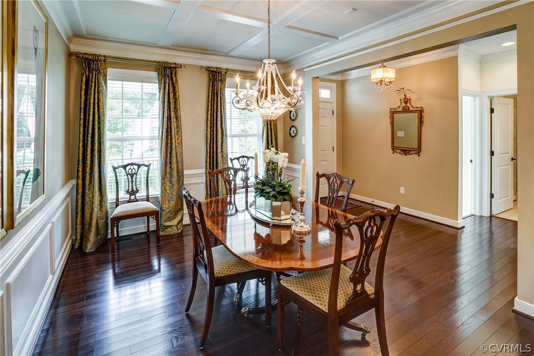165 Button Bush Road Richmond, VA 23238 - Photo 8 of 50 a dining room with furniture window wooden floor