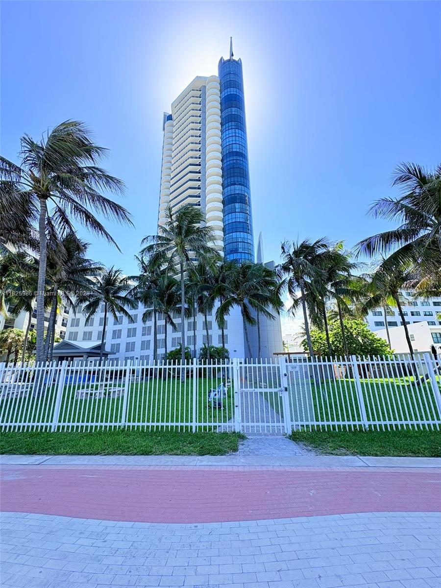 6301 Collins Avenue, Unit 1005 Miami Beach, FL 33141 - Photo 25 of 35 a view of a park with a small yard and plants